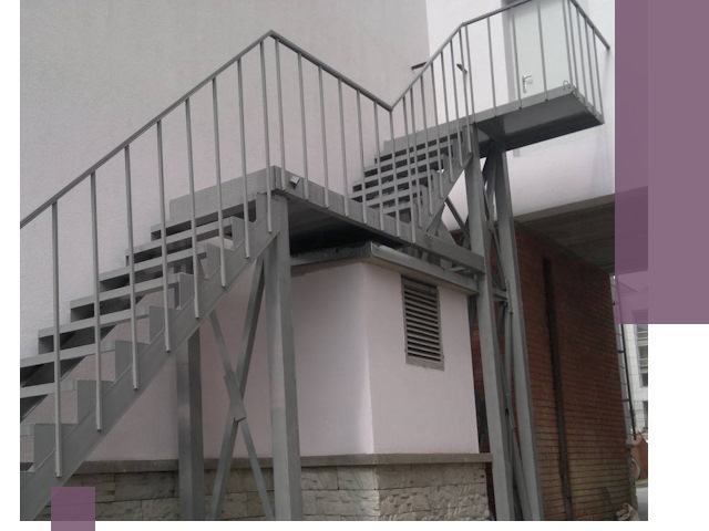 Монтаж пожарных лестниц под ключ в Дедовске с гарантией качества