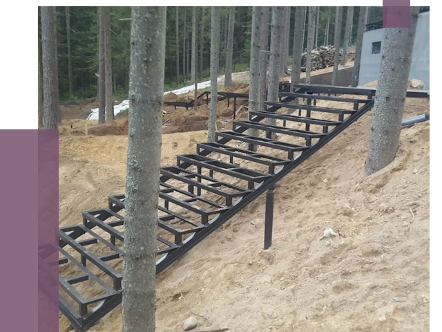 Монтаж металлических лестниц в Дедовске от 14568 руб. 