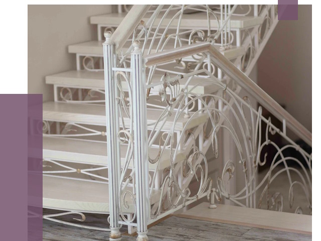 Изготовление кованых лестниц на заказ в Дедовске от 93458 руб. | ПРОЛЁТ-Ддв