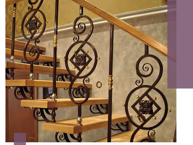 Изготовление кованых лестниц под ключ в Дедовске