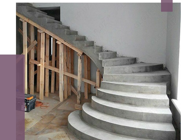 Изготовление бетонных лестниц под ключ в Дедовске от 21440 руб. | ПРОЛЁТ-Ддв