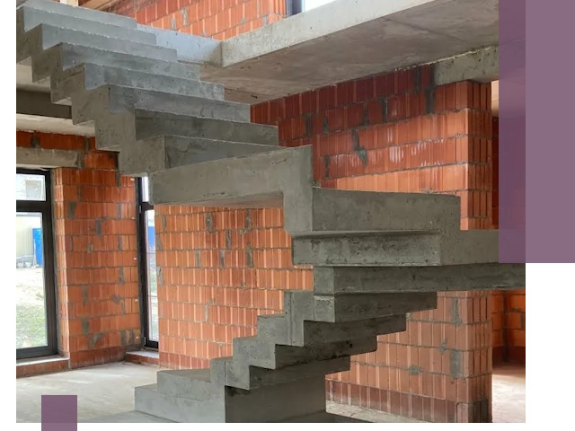 Изготовление бетонных лестниц под ключ в Дедовске