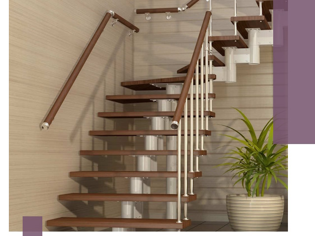 Изготовление модульных лестниц под ключ в Дедовске