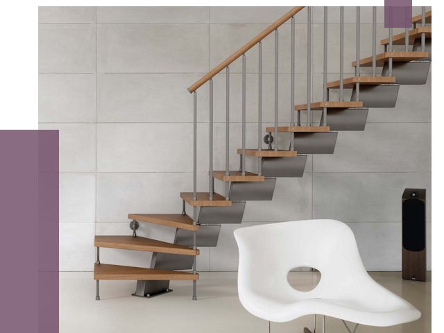 Монтаж модульных лестниц в Дедовске от 6817 руб. 