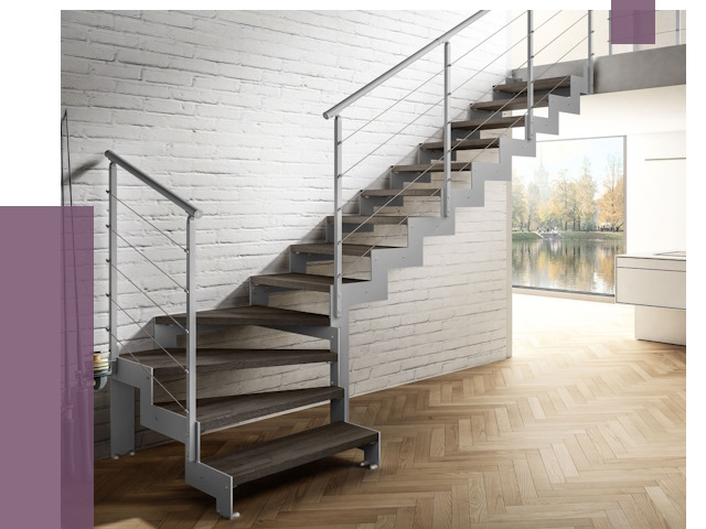 Г-образные лестницы под ключ в Дедовске от 39857 руб. | ПРОЛЁТ-Ддв