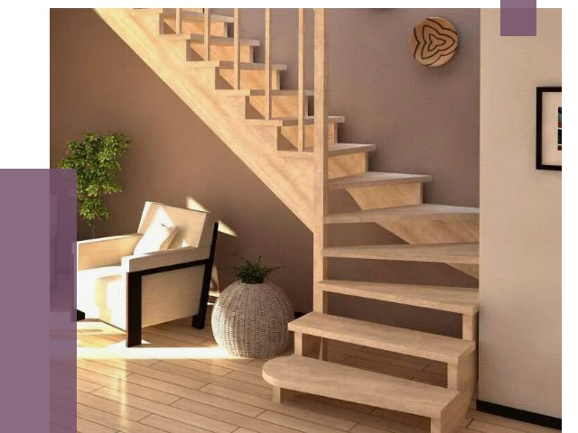 Изготовление Г-образных лестниц в Дедовске от 20341 руб. 