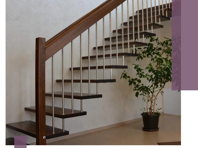 Лестницы на больцах под ключ в Дедовске – изготовление и монтаж