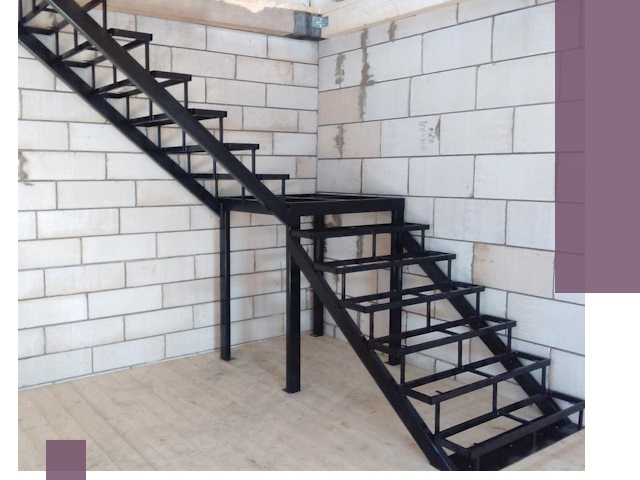 Лестницы на металлокаркасе под ключ в Дедовске — изготовление и монтаж