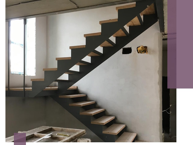 Изготовление лестниц на металлокаркасе в Дедовске от производителя