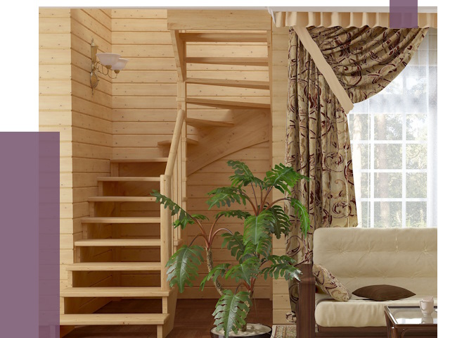 Лестницы для дачи в Дедовске от 81638 руб.  | ПРОЛЁТ-Ддв