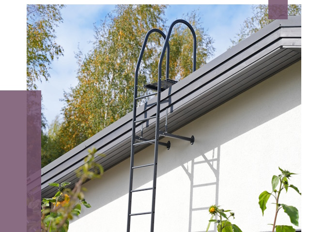 Лестницы на крышу в Дедовске от 20561 руб. — монтаж и монтаж ПРОЛЁТ-Ддв