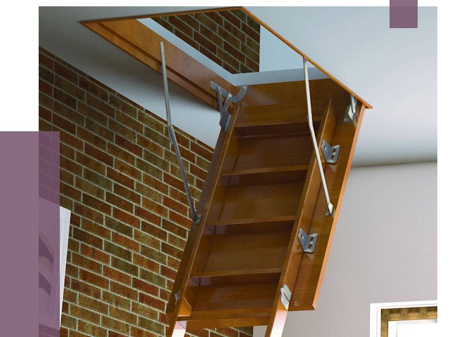 Установка чердачной лестницы в Дедовске от 8411 руб. | ПРОЛЁТ-Ддв