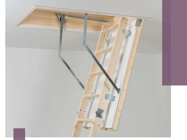 Установка чердачной лестницы под ключ в Дедовске