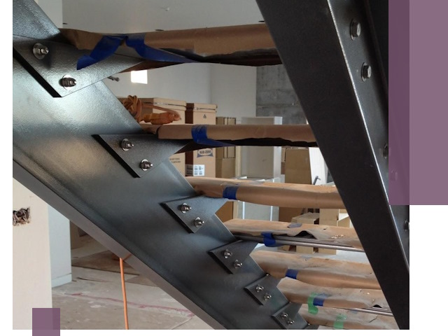 Усиление лестничных конструкций и усиление опор в Дедовске