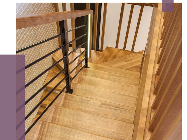 Лестницы из ясеня в Дедовске под ключ от 10775 руб. 