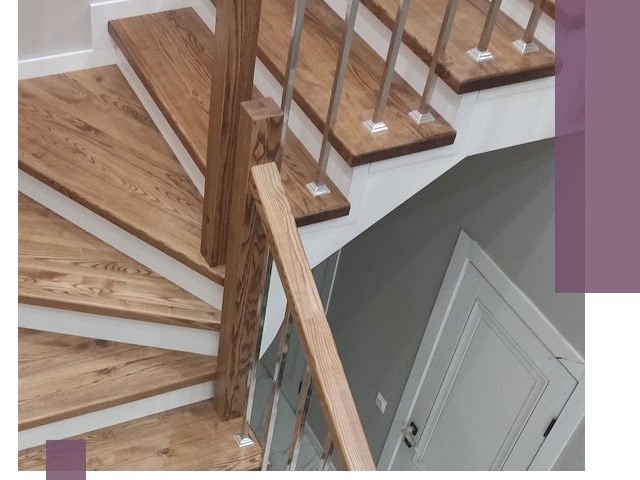 Обшивка металлических лестниц под ключ в Дедовске