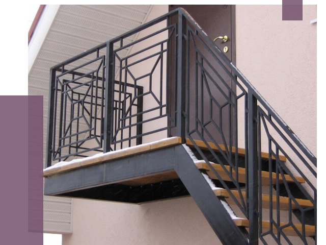 Металлические перила в Дедовске от 4618 руб.  | ПРОЛЁТ-Ддв
