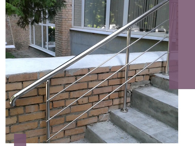 Перила из нержавеющей стали высокого качества в Дедовске