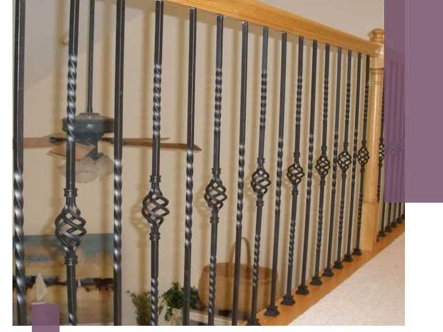 Изготовление и монтаж кованных перил в Дедовске под ключ