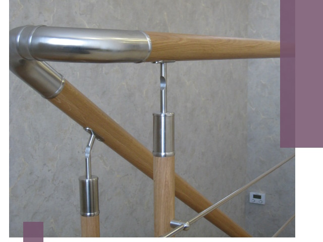 Комбинированные перила на заказ в Дедовске — монтаж и производство