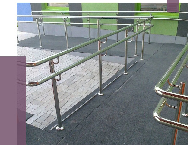 Ограждения пандусов в Дедовске от 4673 руб. монтаж | ПРОЛЁТ-Ддв