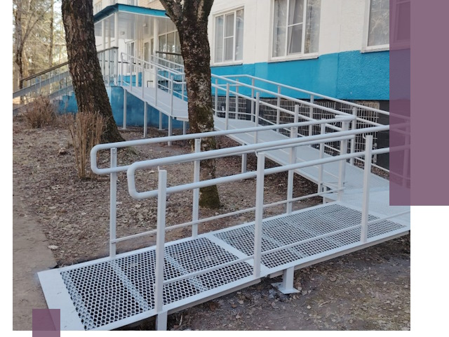 Пандусы под ключ в Дедовске: изготовление, монтаж и демонтаж