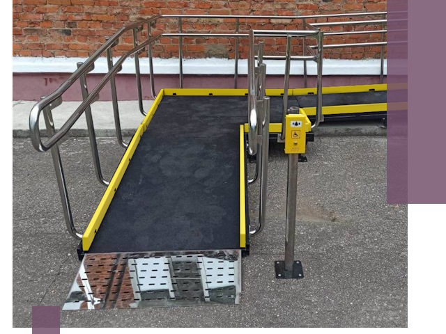 Изготовление наклонных пандусов для инвалидов в Дедовске