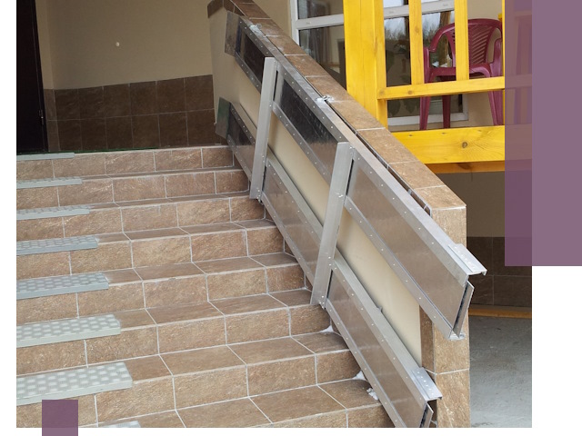 Откидные пандусы под ключ в Дедовске — монтаж и демонтаж