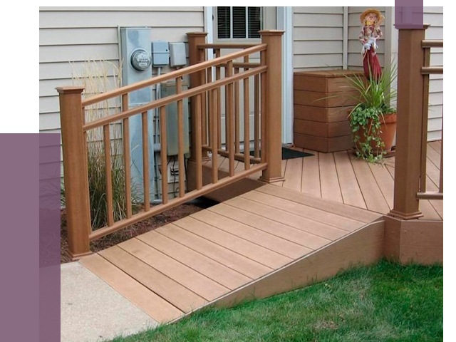 Пандус на крыльцо в Дедовске под ключ от 8356 руб. 