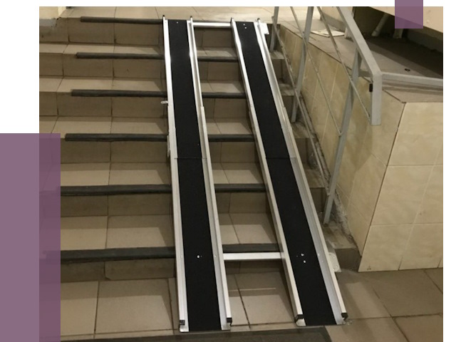 Установка пандуса в подъезд в Дедовске от 8576 руб. под ключ | ПРОЛЁТ-Ддв