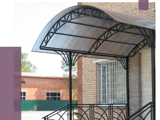 Металлические навесы и козырьки в Дедовске от 13744 руб.