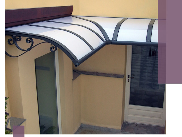 Монтаж козырьков любой сложности в Дедовске под ключ