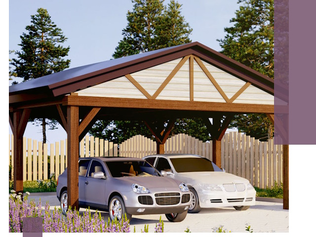 Навесы для автомобиля в Дедовске — изготовление и монтаж