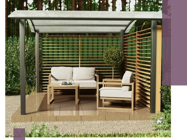 Навесы для дачи в Дедовске: изготовление, монтаж и демонтаж