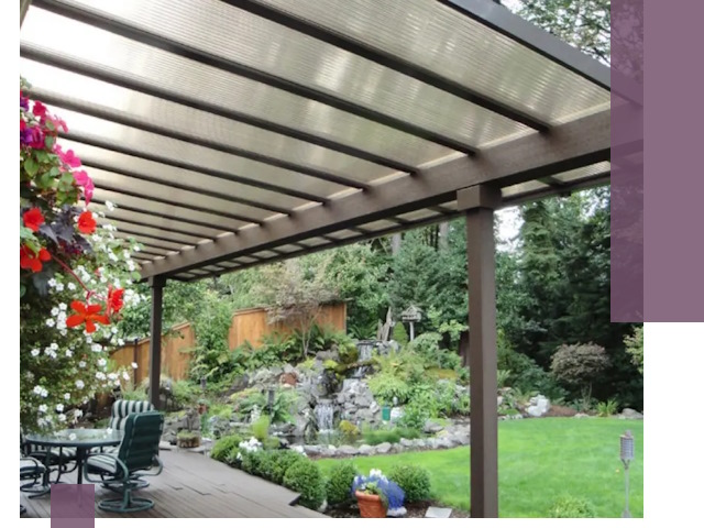 Навесы из поликарбоната под ключ в Дедовске быстро и надёжно