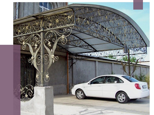 Кованые навесы в Дедовске от 15668 руб. | ПРОЛЁТ-Ддв