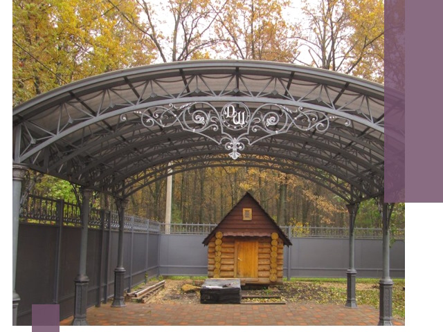 Кованые навесы премиум-класса под заказ в Дедовске