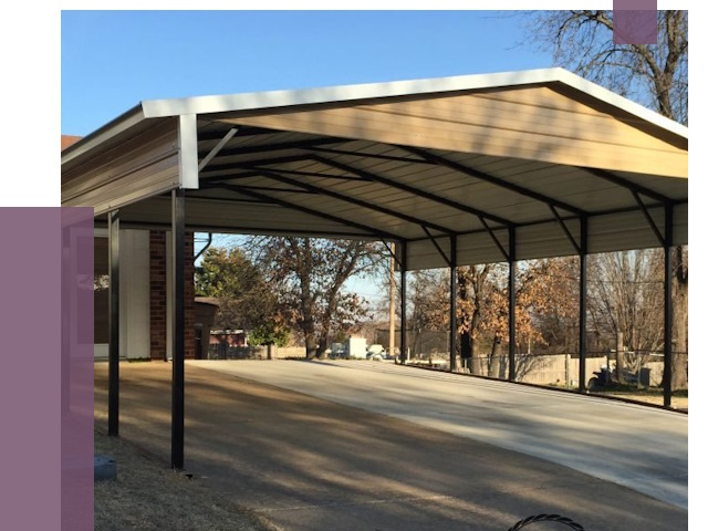 Двускатные навесы в Дедовске от 8631 руб.  | ПРОЛЁТ-Ддв