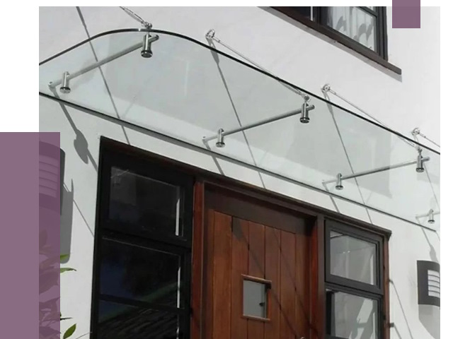 Стеклянные козырьки в Дедовске от 20341 руб. | ПРОЛЁТ-Ддв