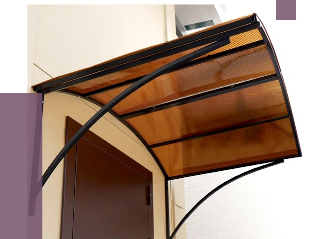 Недорогие козырьки в Дедовске от 8158 руб.  | ПРОЛЁТ-Ддв