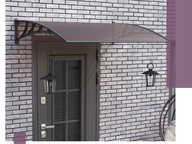 Недорогие козырьки и навесы под ключ в Дедовске