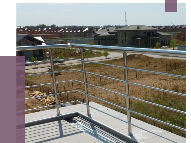 Парапеты из нержавеющей стали в Дедовске от 8576 руб. за м² | ПРОЛЁТ-Ддв