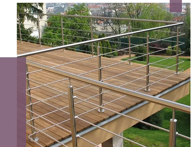 Алюминиевые парапеты в Дедовске под ключ от 8356 руб. 