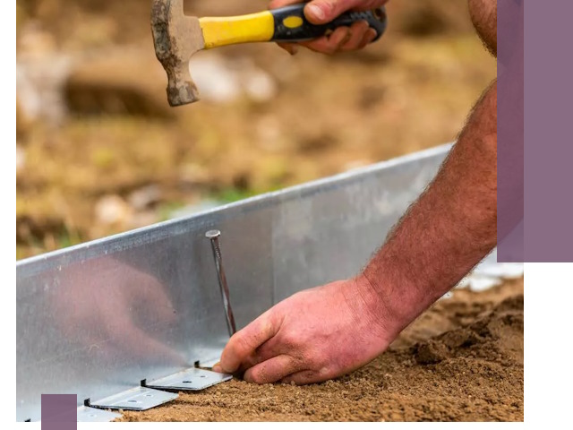 Монтаж металлических бордюров в Дедовске быстро и качественно