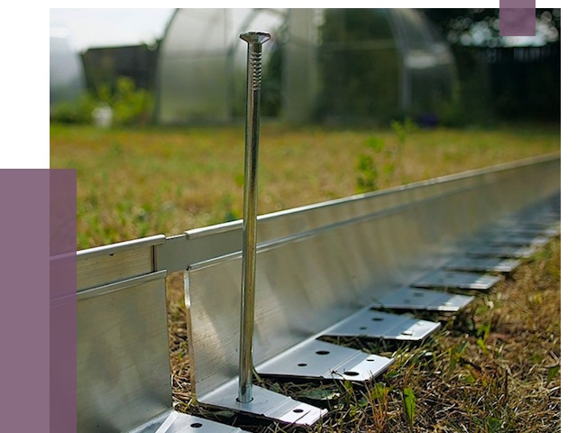 Металлические бордюры для газона в Дедовске от 4618 руб. | ПРОЛЁТ-Ддв