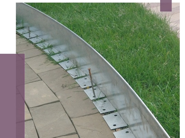 Металлические бордюры для тротуаров в Дедовске от 9346 руб.