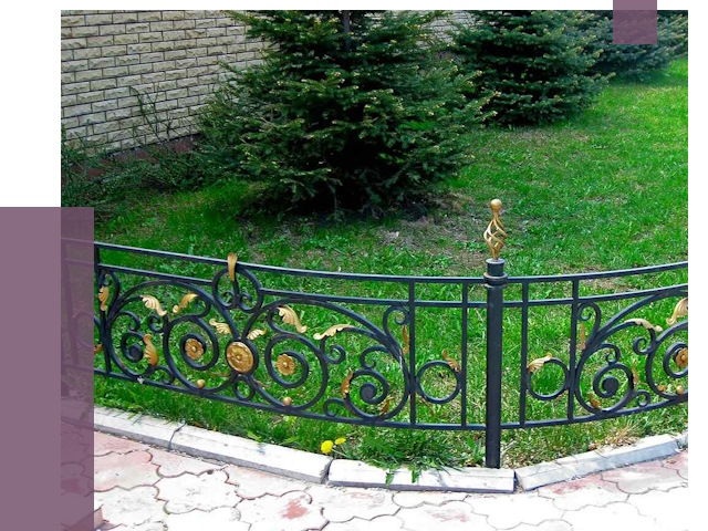 Кованые газонные ограждения в Дедовске от 8191 руб. — ПРОЛЁТ-Ддв