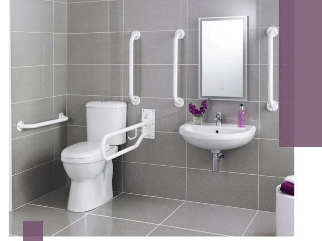 Поручни для санузлов в Дедовске: установка, ремонт и монтаж