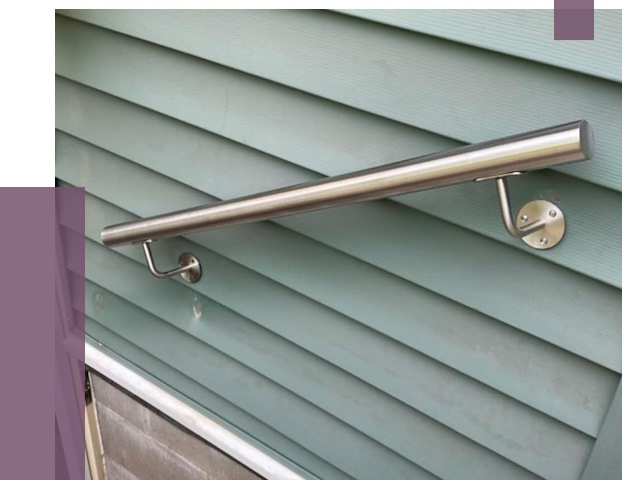 Поручни из нержавеющей стали в Дедовске от 8246 руб.  | ПРОЛЁТ-Ддв