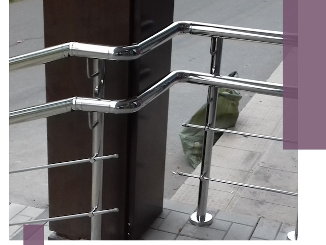 Монтаж поручней из нержавеющей стали в Дедовске качественно и быстро